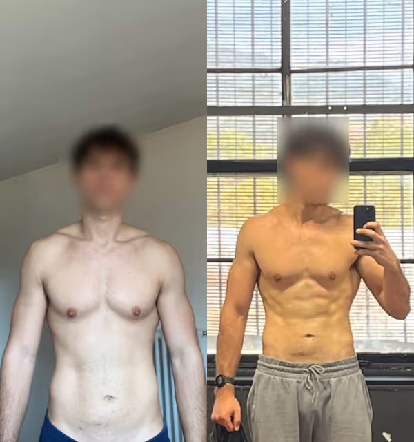 Progressi di Lorenzo P. con coaching online Builtdifferent